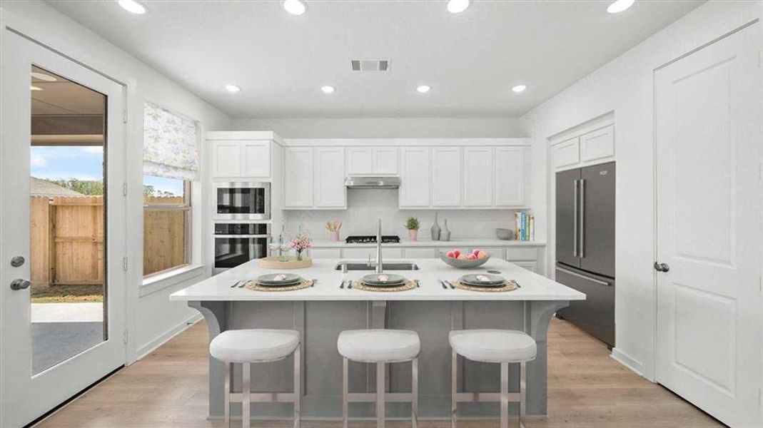 Kitchen  virtually staged REPRESENTATIVE PHOTO