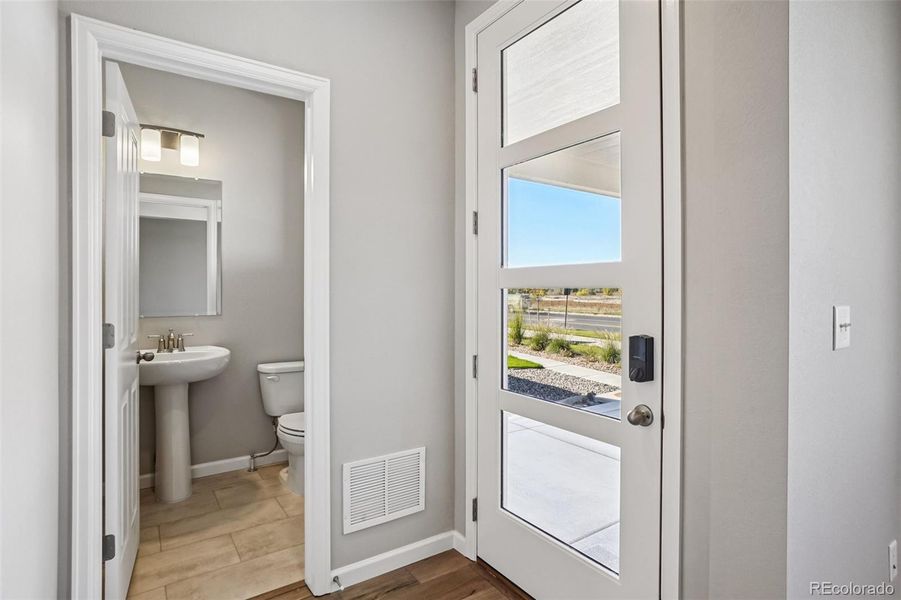 Furnished interior view inside a new home in Parkway at Prairie Center Village, Brighton (Image 4).