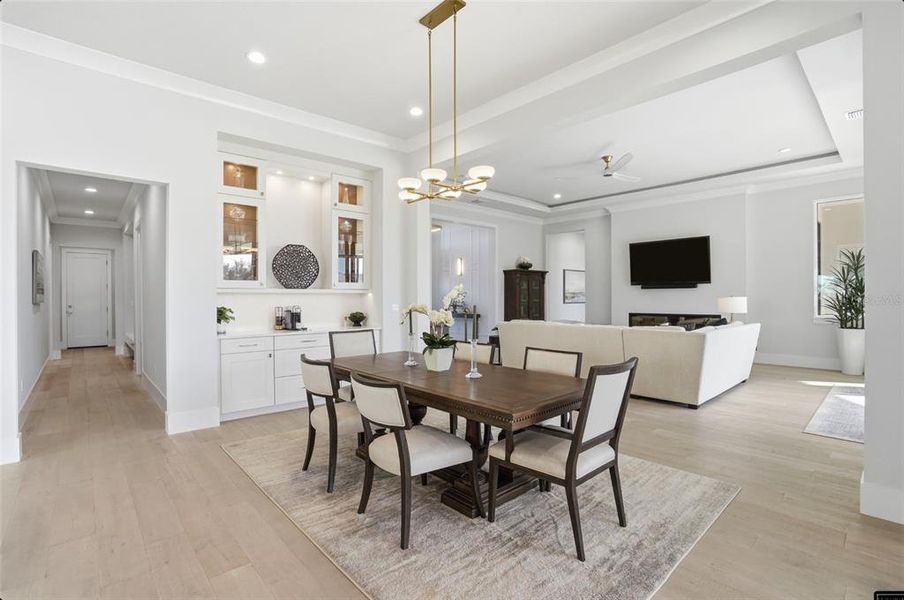 Furnished interior view inside a new home in , Parrish (Image 44).