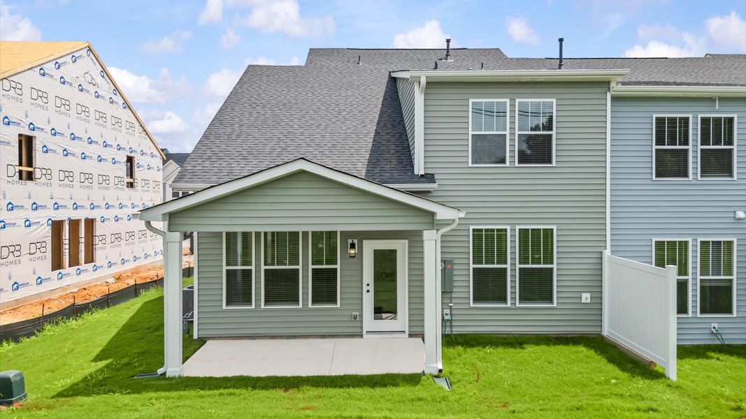 Eye-catching exterior with timeless color palette and superior architectural detail