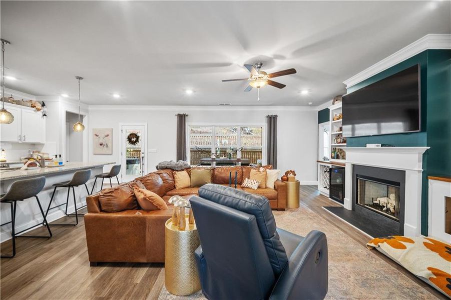 Furnished interior view inside a new home in Holiday Pines, Buford (Image 16).