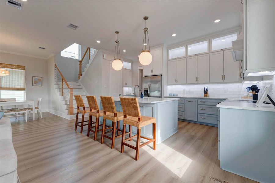 Furnished interior view inside a new home in , Galveston (Image 4).