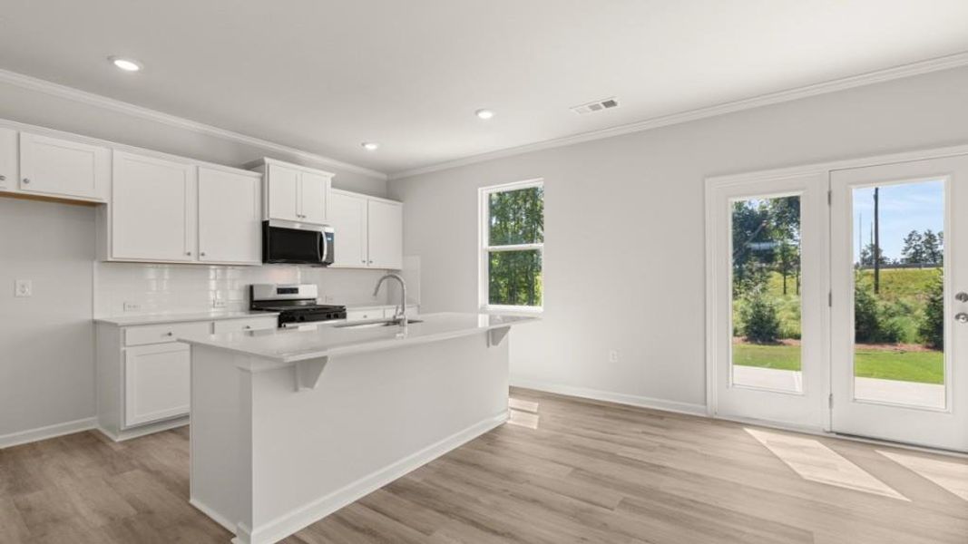 Furnished interior view inside a new home in Braselton Village, Braselton (Image 4).