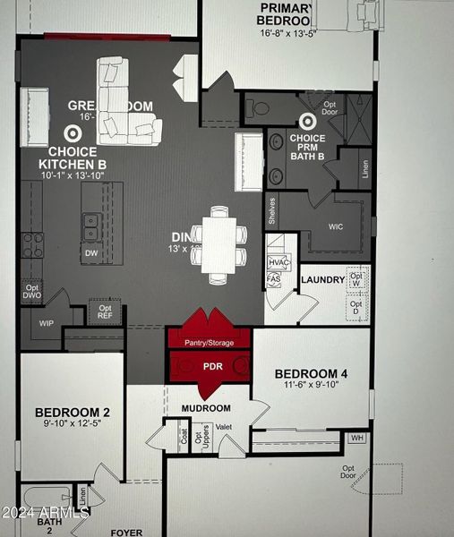 EXAMPLE 2 FURNITURE LAYOUT