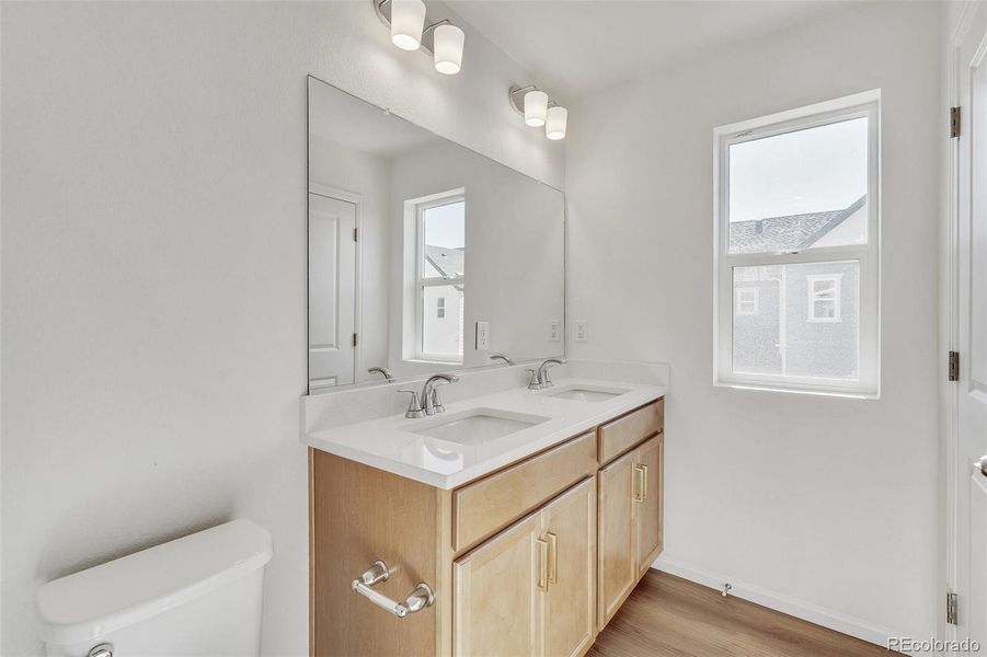 Furnished interior view inside a new home in Turnberry, Commerce City (Image 17).