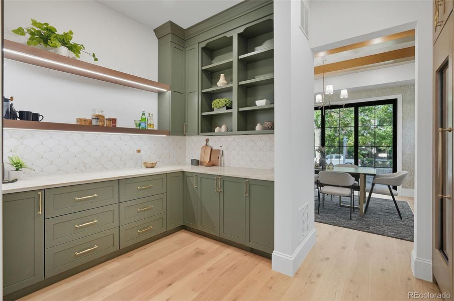 Furnished interior view inside a new home in , Denver (Image 13).