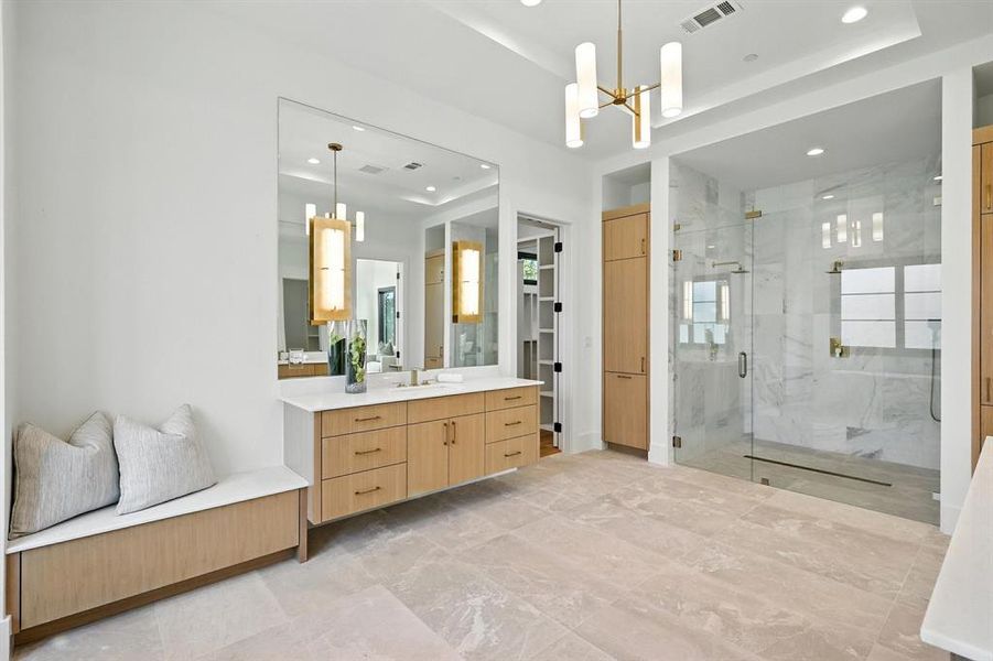 Furnished interior view inside a new home in , Colleyville (Image 8).