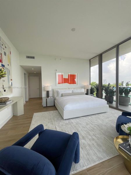 Furnished interior view inside a new home in Mr. C Residences, Miami (Image 8).