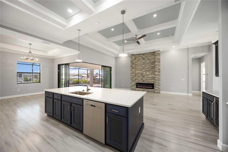 Furnished interior view inside a new home in , Punta Gorda (Image 7).
