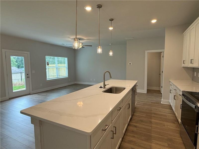Furnished interior view inside a new home in , Dawsonville (Image 9).