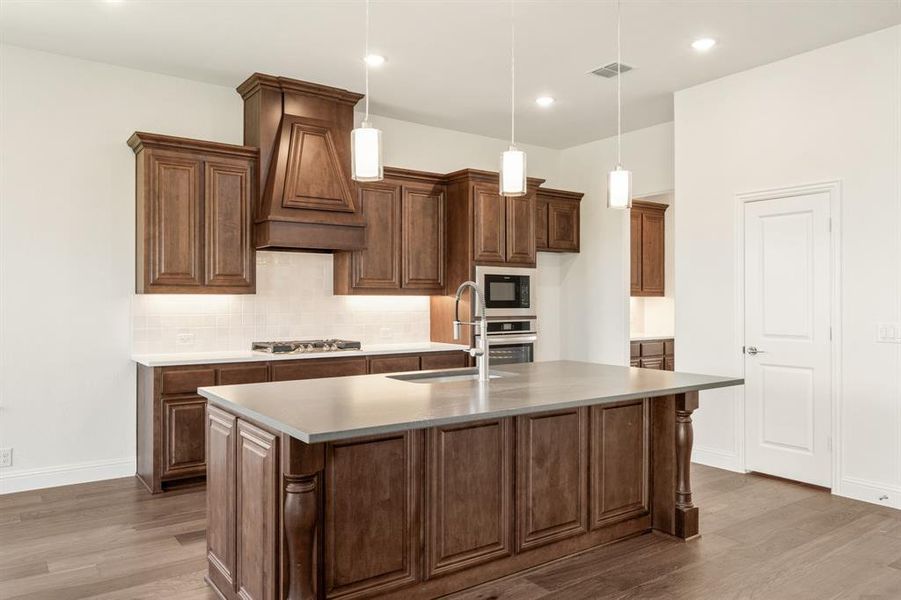 Furnished interior view inside a new home in Country Lakes, Denton (Image 17).