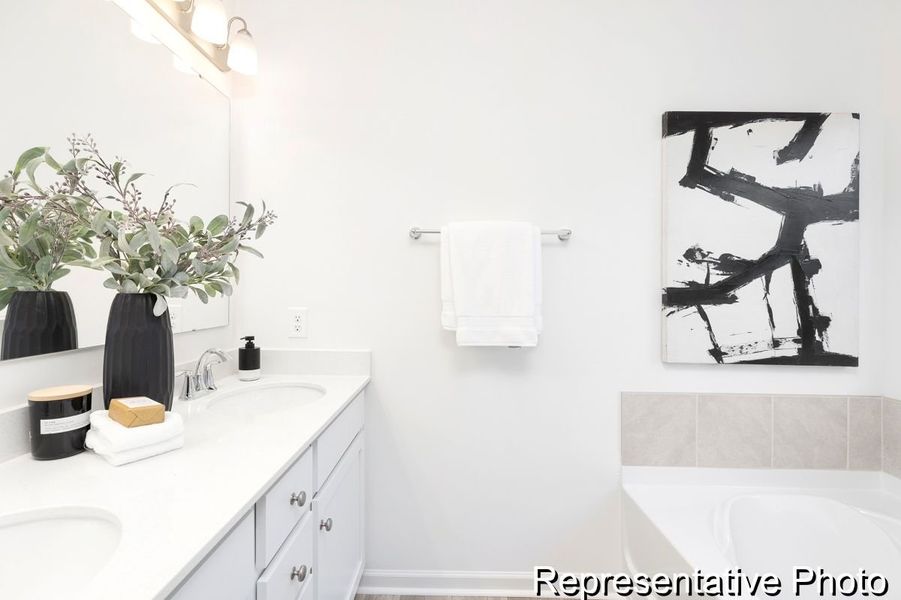 Furnished interior view inside a new home in Reeves Crossing, St. George (Image 13). Furnished interior view inside a new home in Reeves Crossing, St. George (Image 13).