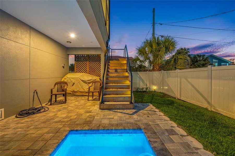 Exterior details and patio area of a home in , Indian Rocks Beach (Image 29).