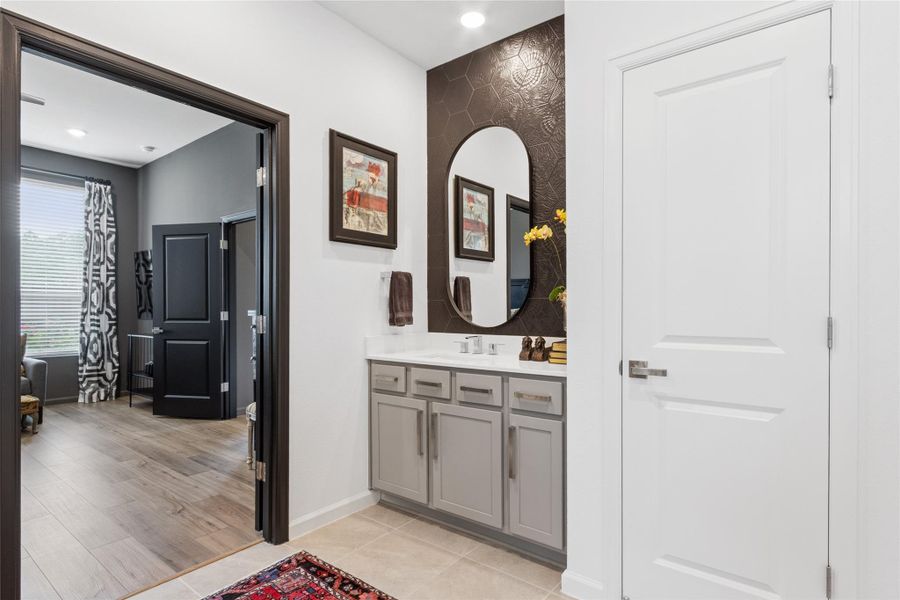 Decorative tile accent walls