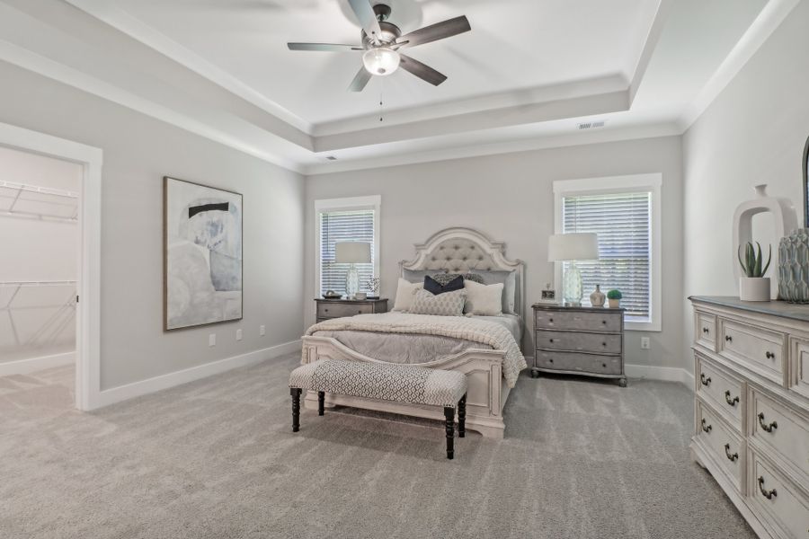 Representative furnished interior of a home built from the Madeline II by Great Southern Homes in The Cove, Sumter (Image 15).