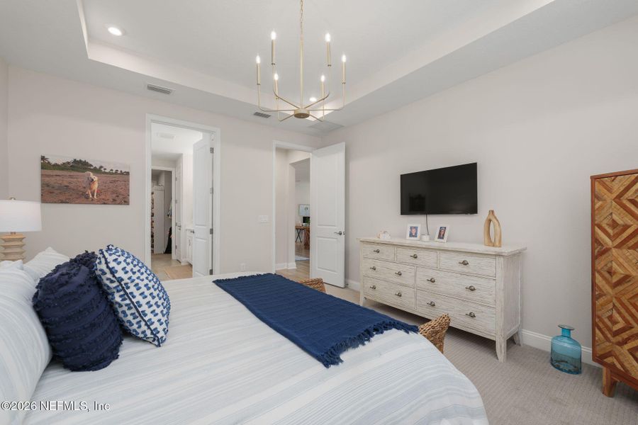 Furnished interior view inside a new home in RiverTown, St. Johns (Image 14).