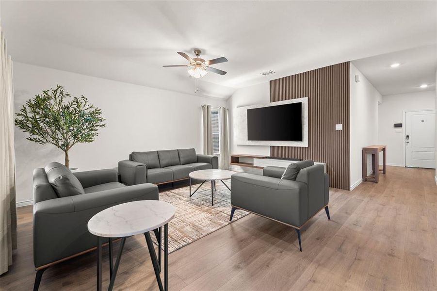 Furnished interior view inside a new home in , Princeton (Image 8).