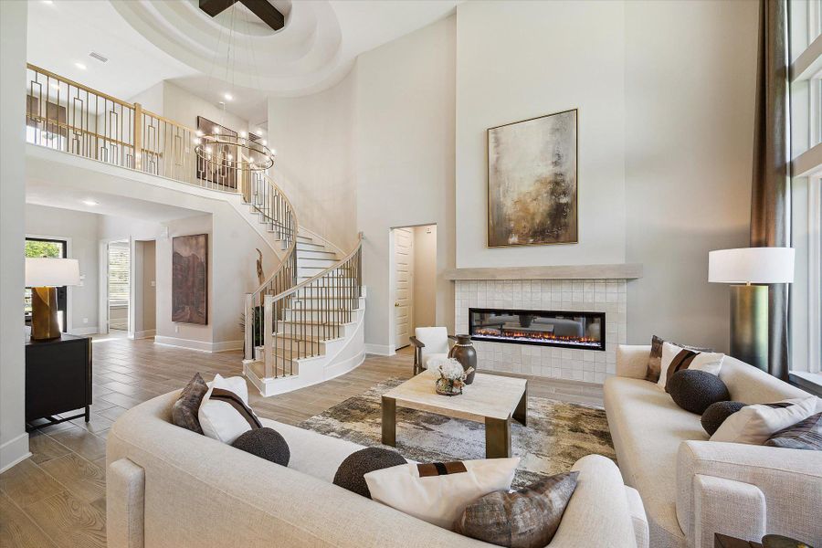 Representative furnished interior of a home built from the The Collins by Westin Homes in Flora, Hutto (Image 8).