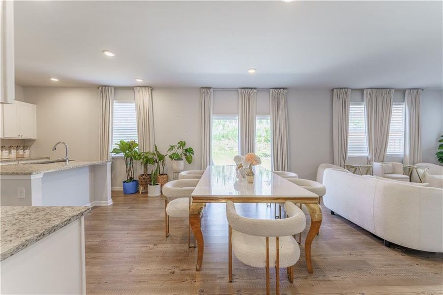 Furnished interior view inside a new home in Kingsley Creek, Lithonia (Image 9).