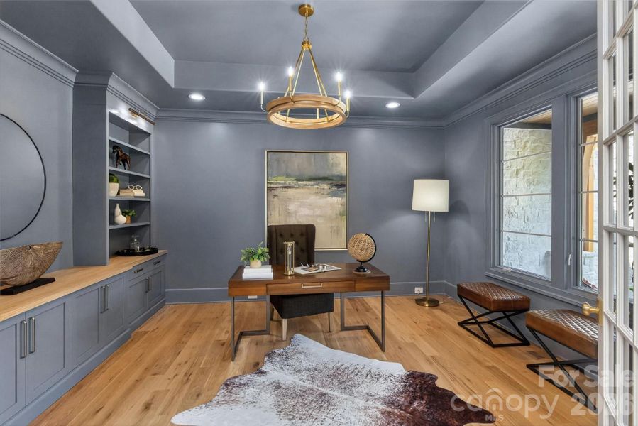 Furnished interior view inside a new home in , Charlotte (Image 18).