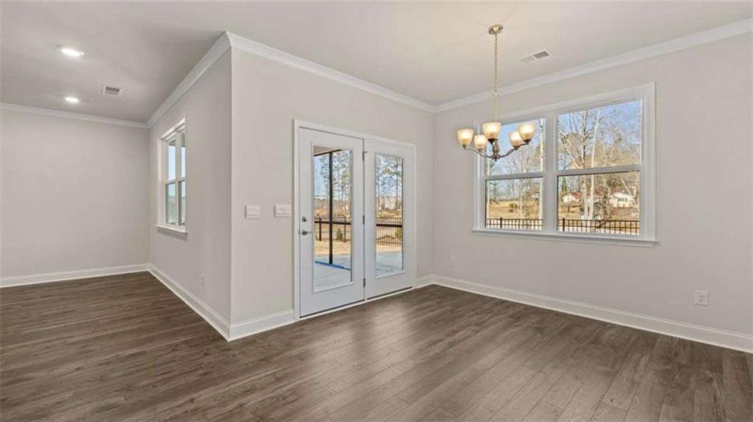 Spacious, unfurnished interior of a new home in Oak Ridge Meadows - Active Adult, Locust Grove (Image 31). Spacious, unfurnished interior of a new home in Oak Ridge Meadows - Active Adult, Locust Grove (Image 31).