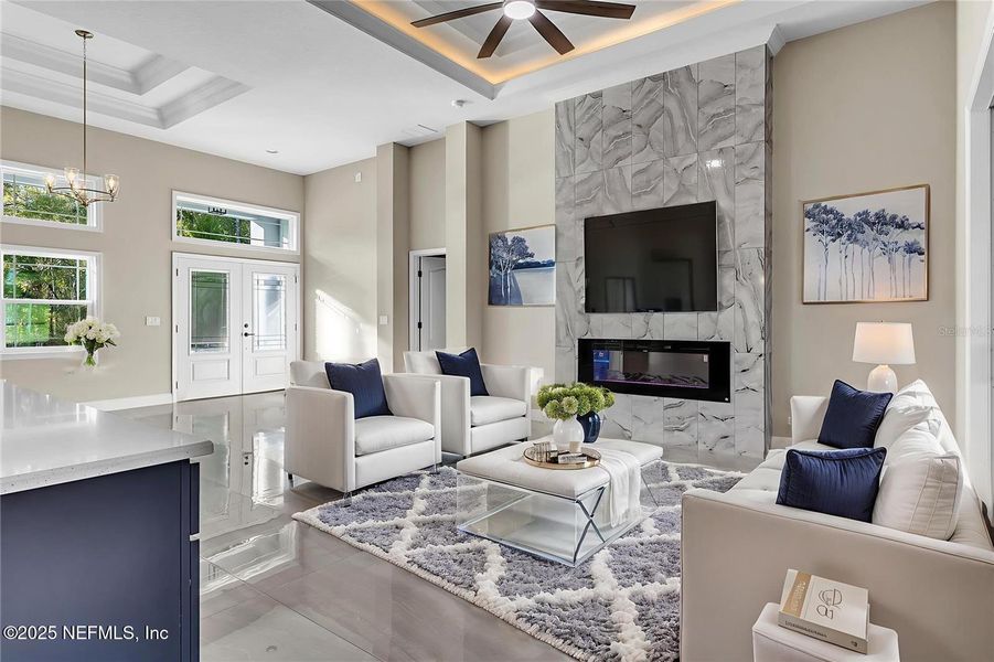 Furnished interior view inside a new home in , Hastings (Image 14).