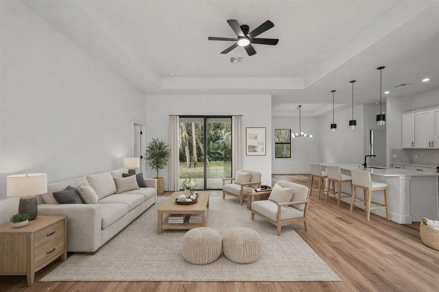 Furnished interior view inside a new home in , North Port (Image 13). Furnished interior view inside a new home in , North Port (Image 13).