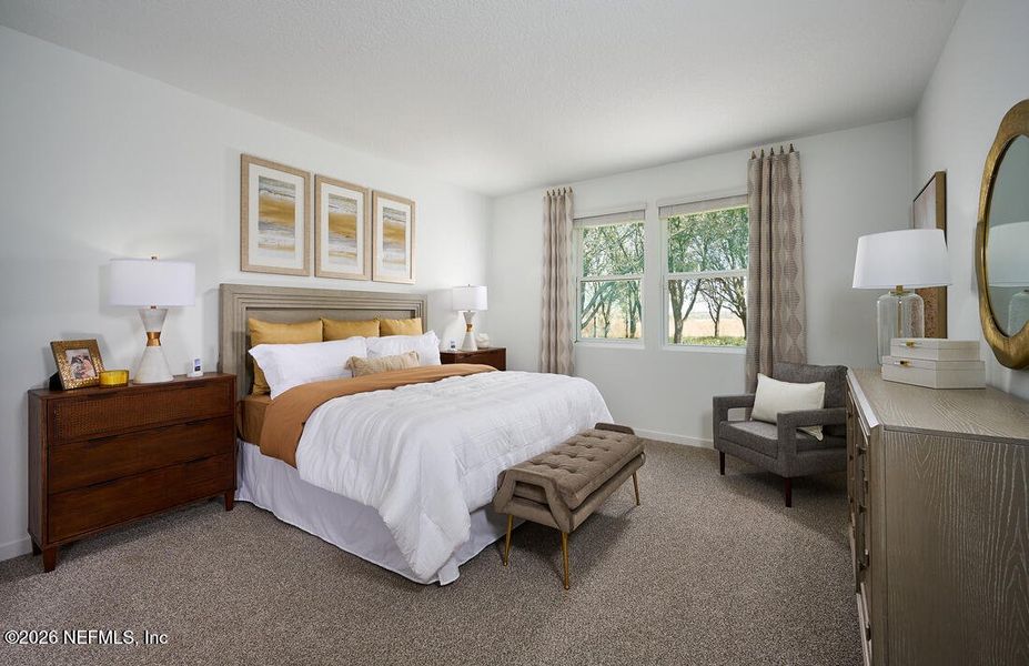 Furnished interior view inside a new home in Colbert Landings, Palm Coast (Image 16).