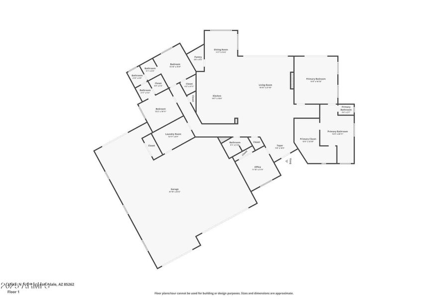 Primary Residence Floor Plan