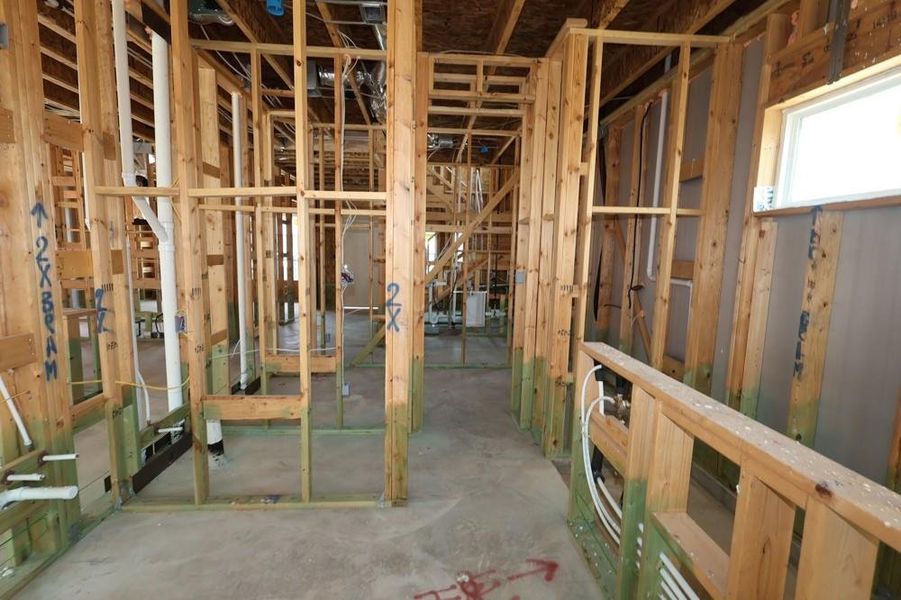 Spacious, unfurnished interior of a new home in Easthaven at Bridgeland Central - Horizon Collection, Cypress (Image 9).