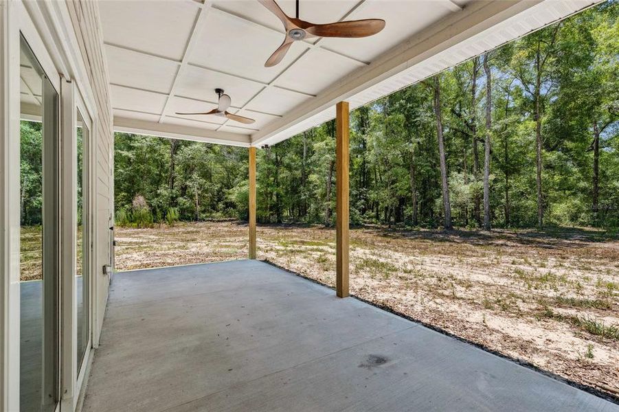 Exterior details and patio area of a home in , Alachua (Image 30).