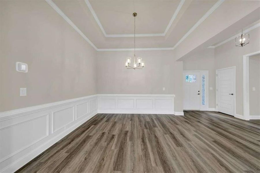 Spacious, unfurnished interior of a new home in Park Place, Bowdon (Image 32). Spacious, unfurnished interior of a new home in Park Place, Bowdon (Image 32).