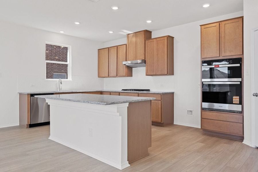 Furnished interior view inside a new home in Salerno - Classic Collection, Round Rock (Image 5).
