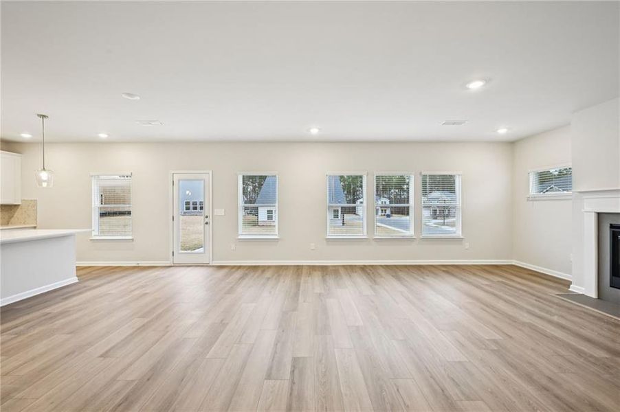 Spacious, unfurnished interior of a new home in Parkside at Grayson, Grayson (Image 23).