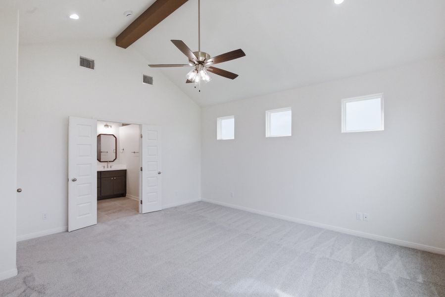Spacious, unfurnished interior of a new home in TerraVista, Victoria (Image 34). Spacious, unfurnished interior of a new home in TerraVista, Victoria (Image 34).