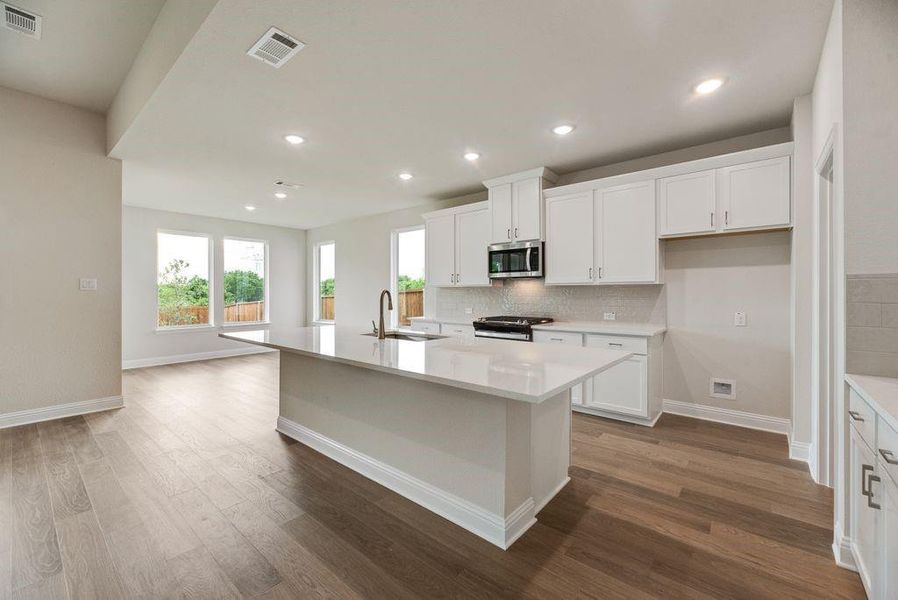 Furnished interior view inside a new home in Creekside of Crowley, Crowley (Image 7).