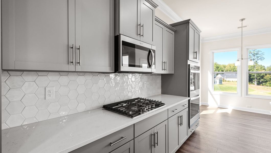 Furnished interior view inside a new home in Adams Glen, Greenville (Image 8). Furnished interior view inside a new home in Adams Glen, Greenville (Image 8).