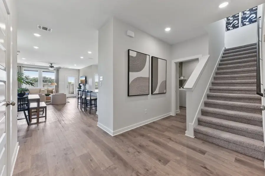 Furnished interior view inside a new home in , San Marcos (Image 8).
