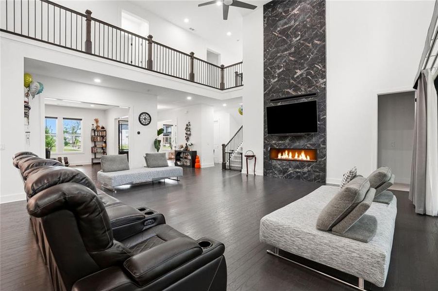 Furnished interior view inside a new home in , Cumming (Image 17).