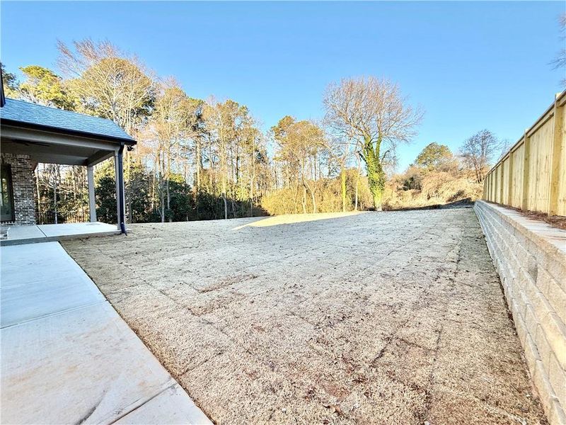 Exterior details and patio area of a home in , Buford (Image 3).