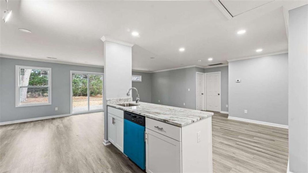 Furnished interior view inside a new home in , Cedartown (Image 7).