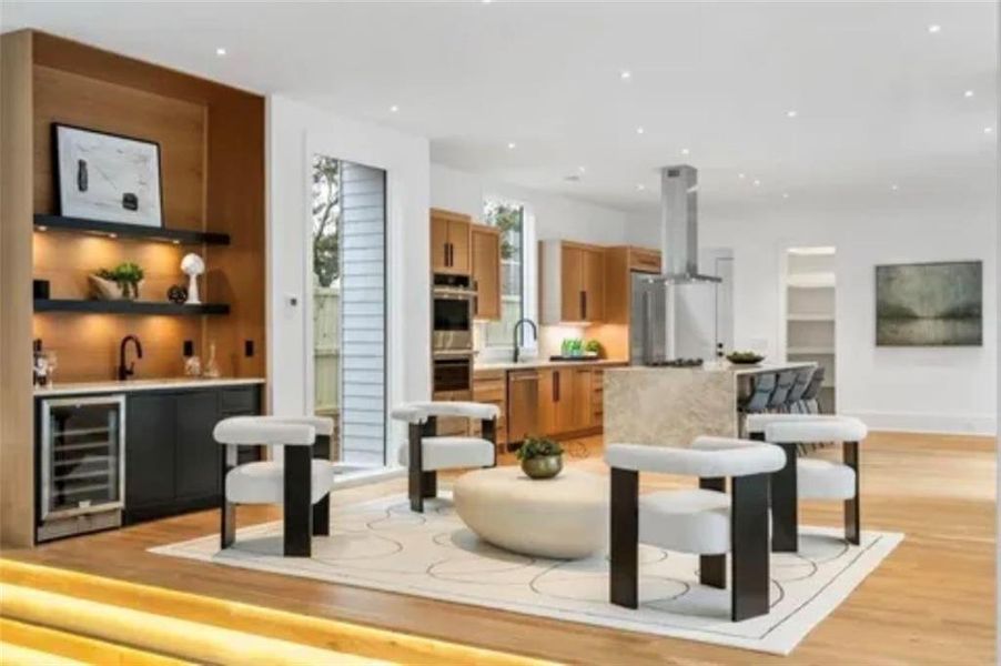 Furnished interior view inside a new home in , Brookhaven (Image 7).
