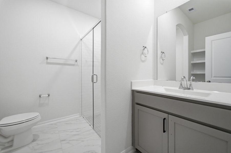 Furnished interior view inside a new home in Mulberry Farms, Santa Fe (Image 15).