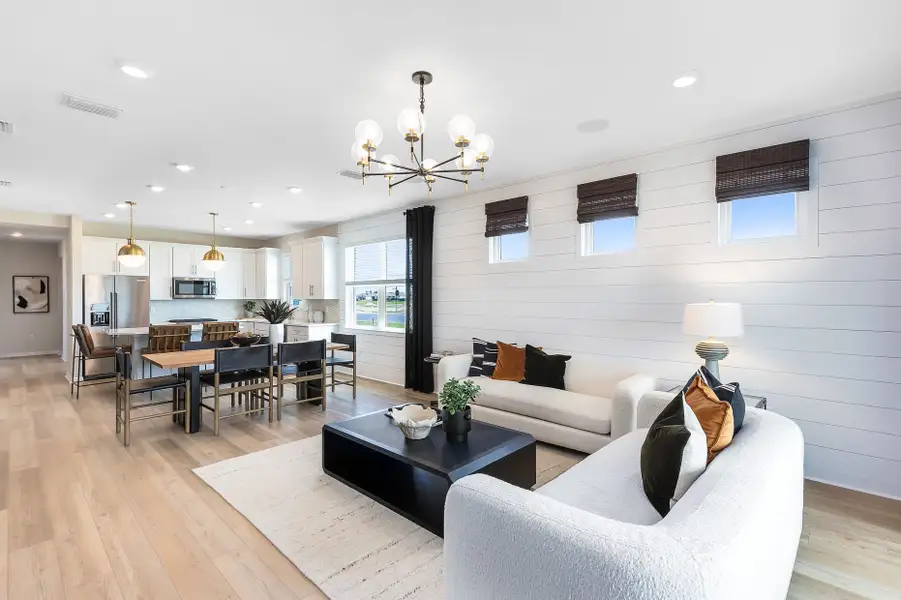 Furnished interior view inside a new home in Del Webb at Viera, Melbourne (Image 5).
