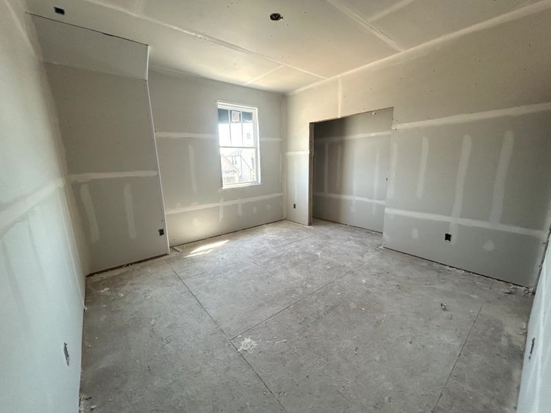 Construction progress - third bedroom