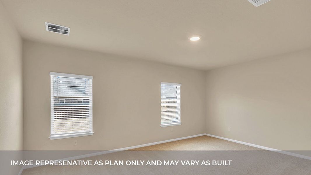 Spacious, unfurnished interior of a new home in Bar W Ranch, Leander (Image 29).