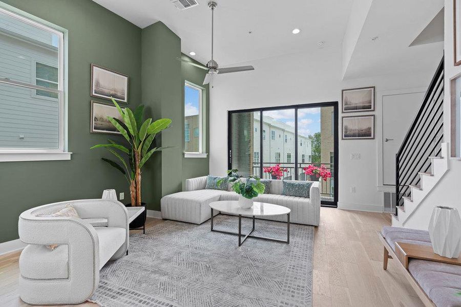 Furnished interior view inside a new home in , Austin (Image 4).