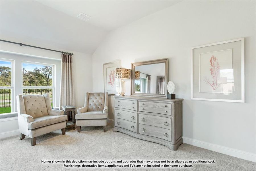 Furnished interior view inside a new home in Villages of Walnut Grove, Midlothian (Image 4).