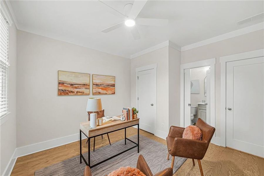 Furnished interior view inside a new home in , Scottdale (Image 38).