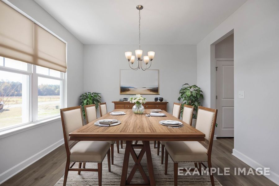 Representative furnished interior of a home built from the The Ash by Davidson Homes LLC in Retreat at North Main, Lillington (Image 15).
